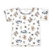 AWDS5728 くまのプーさん/パターン/Tシャツ L [キャラクターグッズ]