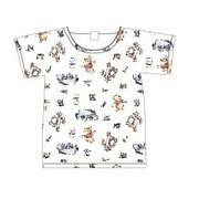AWDS5729 くまのプーさん/パターン/Tシャツ キッズ100 [キャラクターグッズ]
