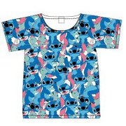 AWDS5732 スティッチ/パターン/Tシャツ L [キャラクターグッズ]