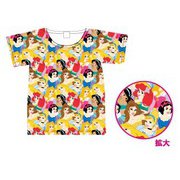 AWDS5754 ディズニープリンセス/パターン/Tシャツ L [キャラクターグッズ]