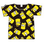 SSAP638 Tシャツ ザ・シンプソンズ バート フェイス キッズ100 [キャラクターグッズ]