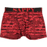 ボクサーパンツ D-319 ロゴカモフラ 赤 LL