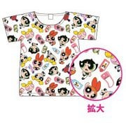 CNAP135 Tシャツ パワーパフ ガールズ パターン L [キャラクターグッズ]