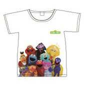 SEAP293 Tシャツ セサミストリート オールスター L [キャラクターグッズ]