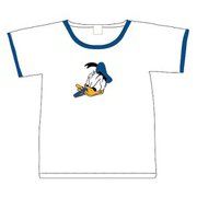 AWDS5796 ドナルドダック/リンガーネック/Tシャツ L [キャラクターグッズ]