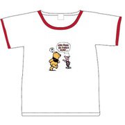 AWDS5800 くまのプーさん/リンガーネック/Tシャツ L [キャラクターグッズ]