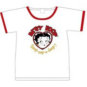 BTAP98 リンガーネックTシャツ ベティ ブープ ロゴ L [キャラクターグッズ]