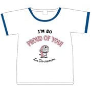 SRAP1599 リンガーネックTシャツ I’m doraemon ロゴピンク L [キャラクターグッズ]