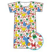 SEAP298 ロングTシャツ セサミストリート 総柄 [キャラクターグッズ]