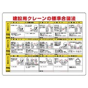 327-32A [ユニット クレーン合図法無線手合図併記型 エコユニボード 450×600mm]