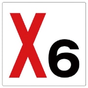 346-06 [ユニット 通り芯表示板 X6 エコユニボード 450×450mm]
