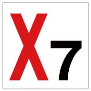 346-07 [ユニット 通り芯表示板 X7 エコユニボード 450×450mm]
