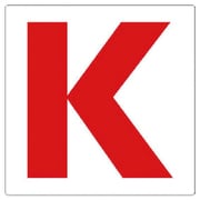346-511 [ユニット 通り芯表示板 K エコユニボード 300×300mm]