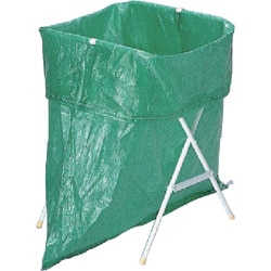 ユニット ごみ袋スタンド(止め具2個付) 鉄製 410×440×700mm 375-26
