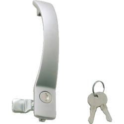 スガツネ工業 クオーターターン付ハンドル 413-9301型 ワンタッチ取付 鍵穴シャッター付 （140-013-094） 1個 413-9301.00-00012-D