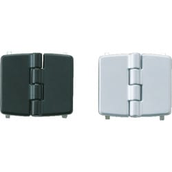 スガツネ工業 180°開き面付小型蝶番 418-9302型 インセット扉用 ワンタッチ取付 （170-013-066） 1個 418-9302.40-00010
