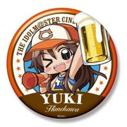 ミニッチュ デレマス ビッグ缶バッジ 姫川友紀 全力チアガールVer. [キャラクターグッズ]