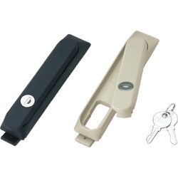 スガツネ工業 スイングハンドル 507-92型 丸型シリンダー錠タイプ ロッドラッチ用 （140-200-711） 1個 507-9267-D