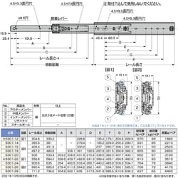 ヨドバシ.com - スガツネ工業 5301-24 [スガツネ工業 スライドレール