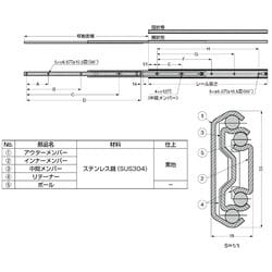 ヨドバシ.com - スガツネ工業 5302S-400 [スガツネ工業 ステンレス