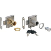 スガツネ工業 シリンダー脱着式面付シリンダー錠 6830-30MK型 LAMP脱着錠シリーズ (150-060-196) 1個 6830-30MKGA