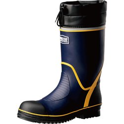 766N-NV-25.5 [ミドリ安全 ワイド樹脂先芯入り安全長靴 25.5cm ネイビー]