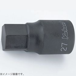 8012M.80-17 [コーケン 25.4mm差込 ヘックスビットソケット 全長80mm 17mm]