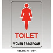 807-51B [ユニット 透明ステッカー(大) TOILET(女)]