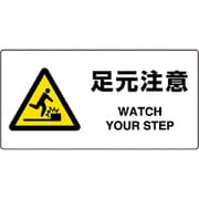 818-09B [ユニット JIS規格標識 足元注意]