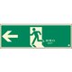 824-05B [ユニット 避難口誘導標識 非常口 左矢印]