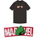 MV-ST16 BK L MARVEL Tシャツ [キャラクターグッズ]