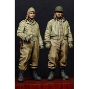 AM35116 アメリカAFV クルーセット 2体 [1/35スケール レジン製ミリタリーフィギュア]