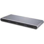 USB Type-C接続4スロットSDカードリーダー USB 3.1（10Gbps） SD 4.0 / UHS-II準拠 4SD4FCRU31C
