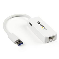 USB 3.0 ギガビット有線LAN変換アダプタ USB 3.0ポート×1 ホワイト USB31000SPTW
