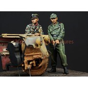 AM35147 武装親衛隊戦車クルーセット 2体 [1/35スケール レジン製ミリタリーフィギュア]