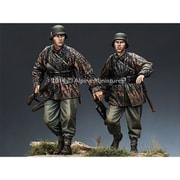 AM35168 武装親衛隊歩兵 M42迷彩スモック 2体セッ [1/35スケール レジン製ミリタリーフィギュア]