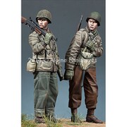 AM35171 WW2 米BAR銃手&歩兵 2体セット [1/35スケール レジン製ミリタリーフィギュア]