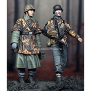 AM35213 WW2 独 武装親衛隊歩兵 ハンセン戦闘団 バルジの戦い 2体セット [1/35スケール レジン製ミリタリーフィギュア]