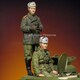 AM35216 WW2 露 戦車兵 防寒コート/テログレイカ 2体セット [1/35スケール レジン製ミリタリーフィギュア]