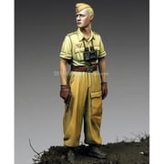 AM35220 WW2 独 イタリア戦線の第1降下猟兵師団 将校 熱帯軍装 [1/35スケール レジン製ミリタリーフィギュア]