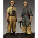 AM35222 WW2 独 イタリア戦線の第1降下猟兵師団 2体セット 熱帯軍装 [1/35スケール レジン製ミリタリーフィギュア]