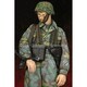 AM16033 WW2 独 第12武装親衛隊装甲師団 HJ 機銃手 [1/16スケール レジン製ミリタリーフィギュア]