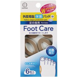 フットケア 外反母趾保護パッド(中) 6枚入