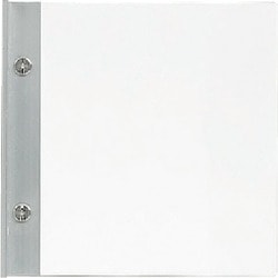 842-61 [ユニット 突き出し表示無地 プレート/アクリル・金具/アルミ 200X200]
