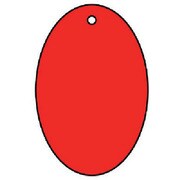 886-50 [ユニット 赤無地板 楕円型 5枚組 エコユニボード 45×30×2厚]