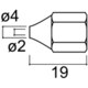 白光 ノズル 2.0mm A1083