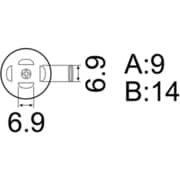 A1139B [白光 ノズル PLCC 12.5mmX7.3mm(18ピン)]