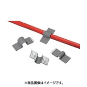 A2C12-A-C8 [パンドウイット 固定具コードクリップ ゴム系粘着テープ付き グレー(100個入)]