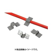 A2C25-A-C8 [パンドウイット 固定具コードクリップ ゴム系粘着テープ付き グレー(100個入)]