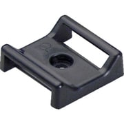 ABMT-A-Q20 [パンドウイット タックタイ用タイマウント ゴム系粘着テープ付き 黒 (25個入)]